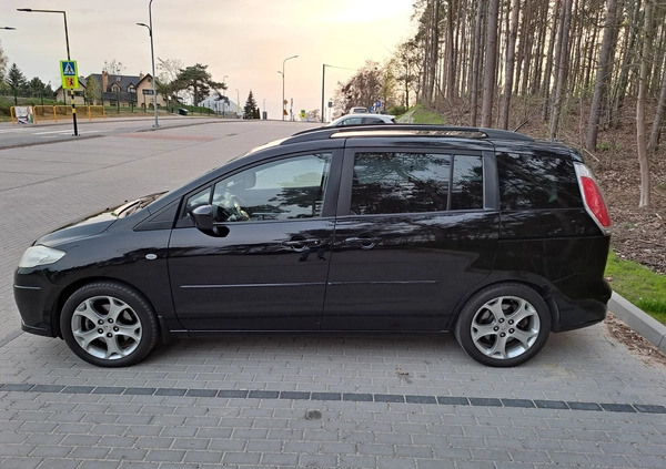 Mazda 5 cena 18900 przebieg: 252500, rok produkcji 2009 z Białogard małe 254